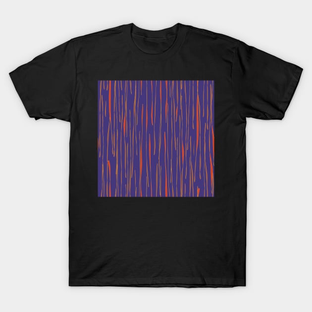 Purple Stripe T-Shirt by lottibrown